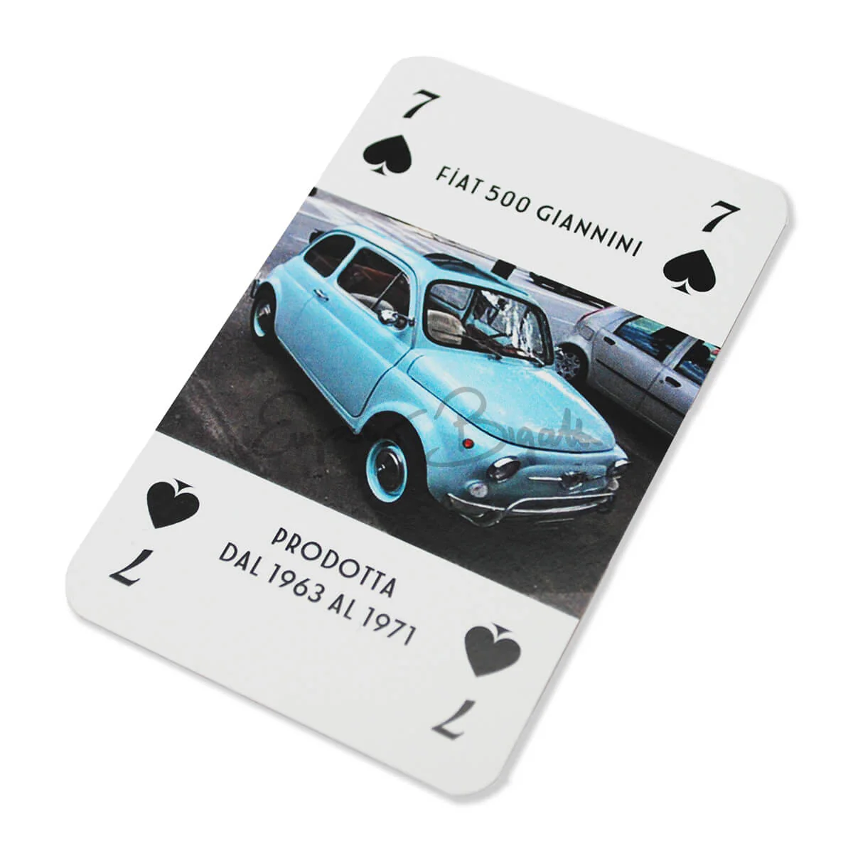 Carte da Gioco Vintage con | Auto storiche e Fiat 500 | - Image 3