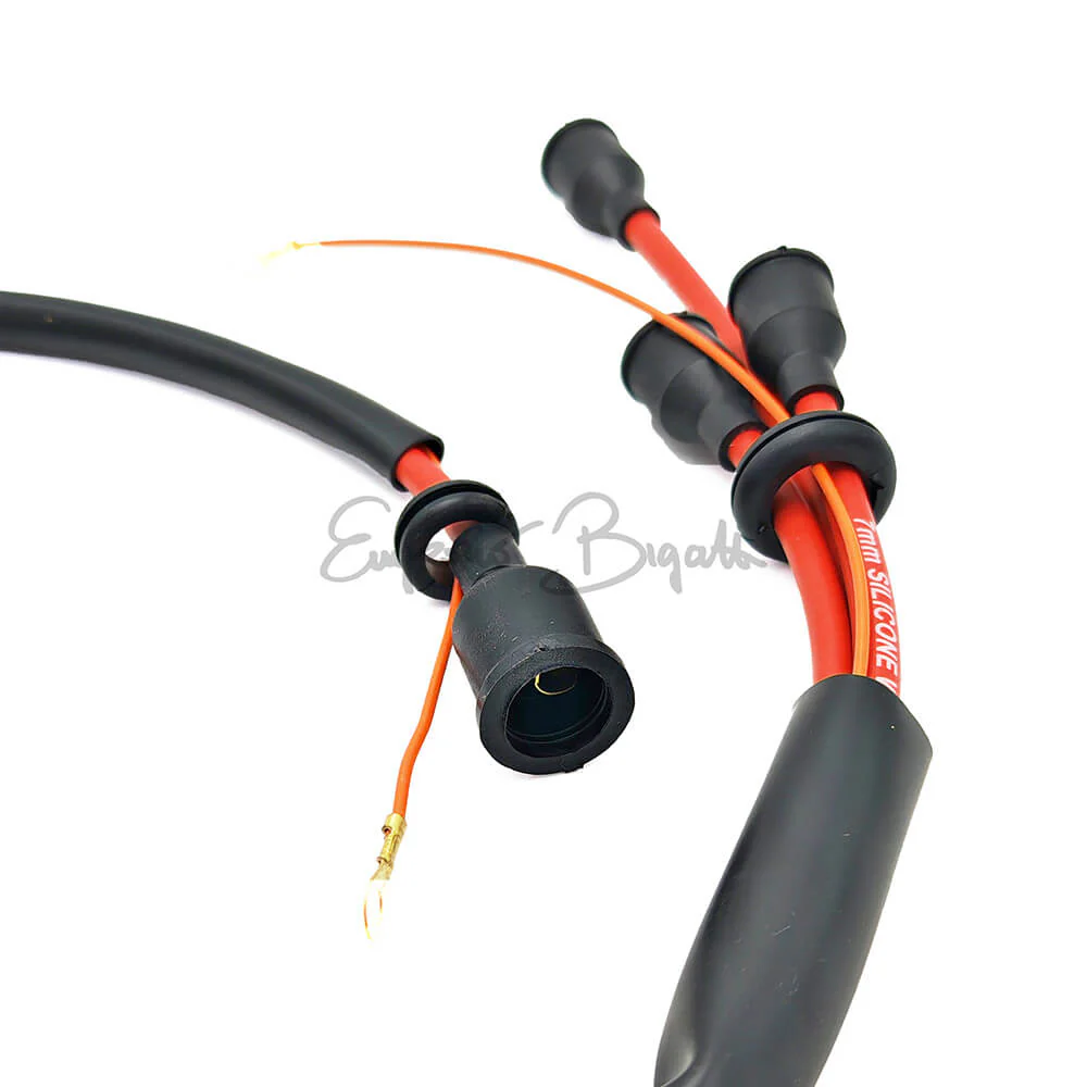 Cavi candele rossi bobina sinistra | Fiat 500 F prima serie N D | - Image 3
