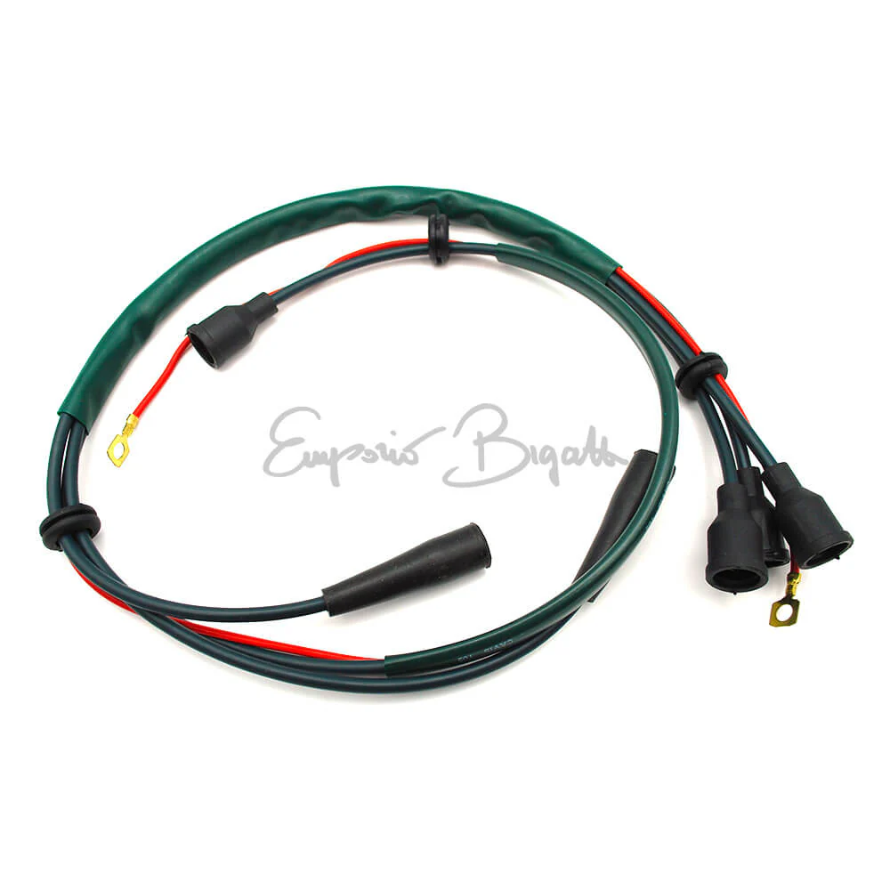 Cavi candele verdi tipo originale con cavo piccolo 5 mm | Fiat 500 N D |