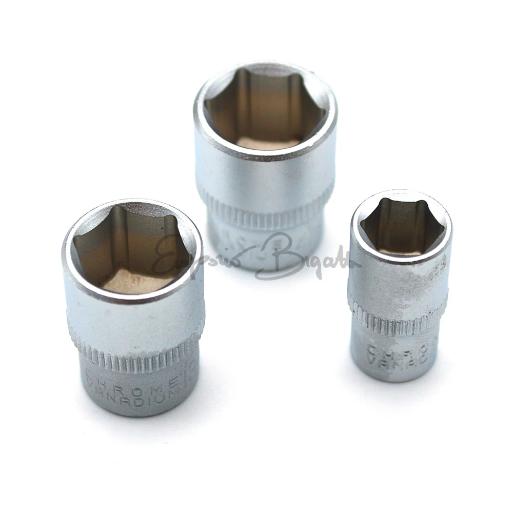 Chiavi a Bussola con Cricchetto 1/4" per auto e fai da te - Set 46 Pezzi - Image 4