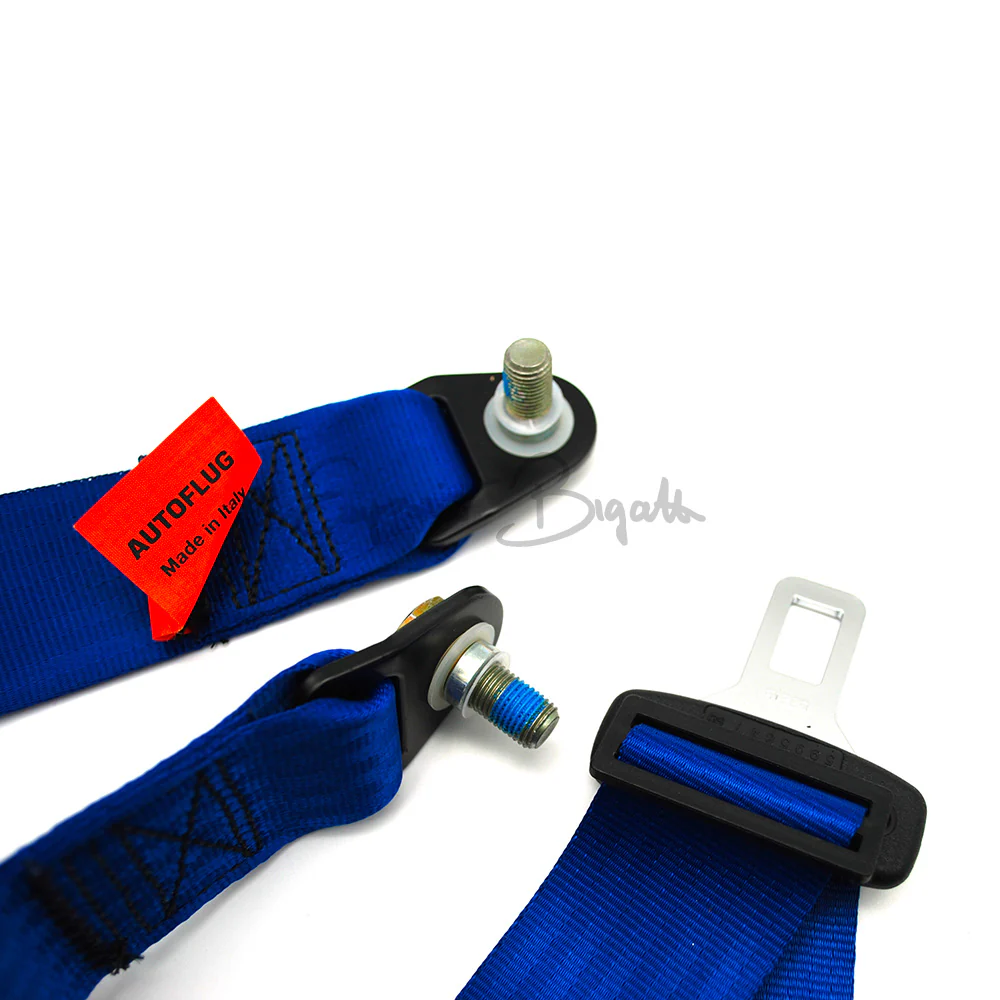Cinture di sicurezza omologate statiche blu | Fiat 500 N D F L R Giardiniera | - Image 2