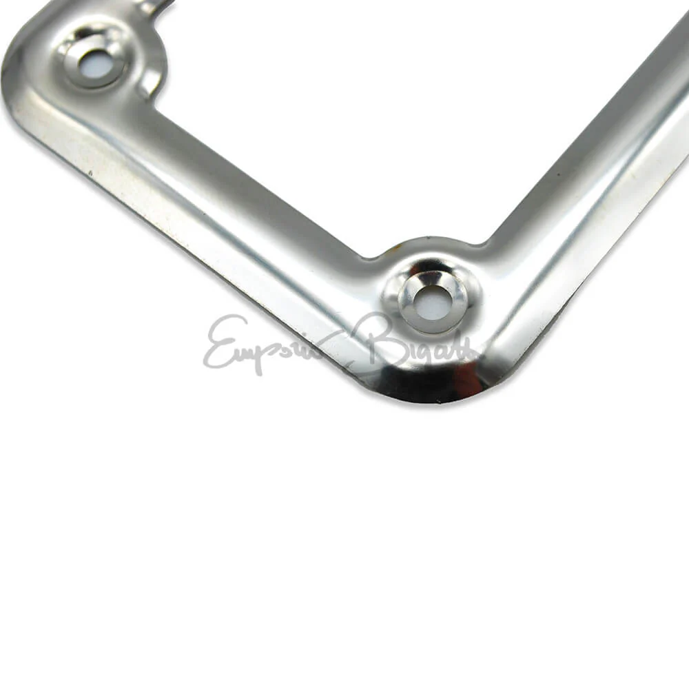 Coppia cornice targa in acciaio inox Altissima Qualità fino al 1975 | Fiat 500 | - Image 2