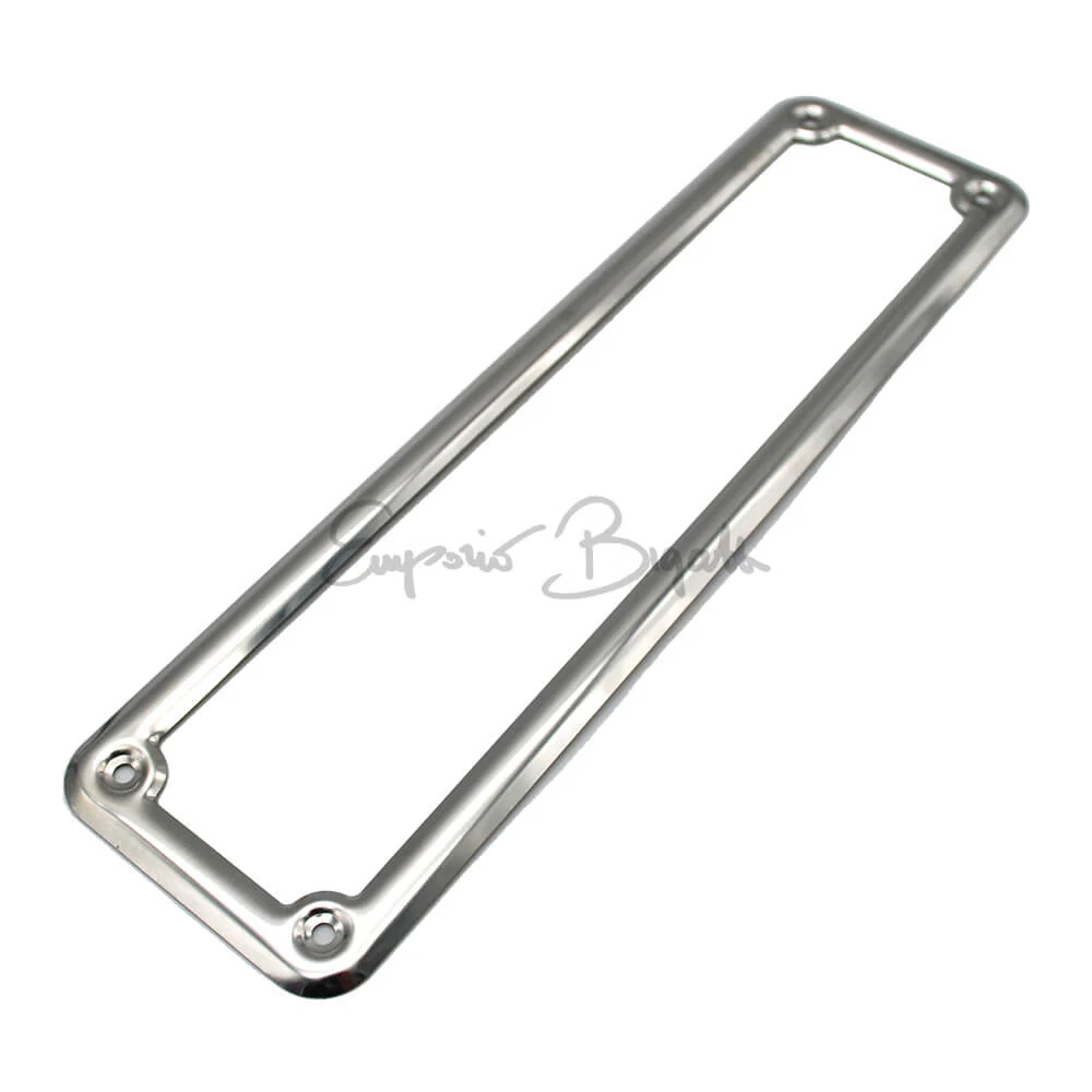 Coppia cornice targa in acciaio inox Altissima Qualità fino al 1975 | Fiat 500 | - Image 3