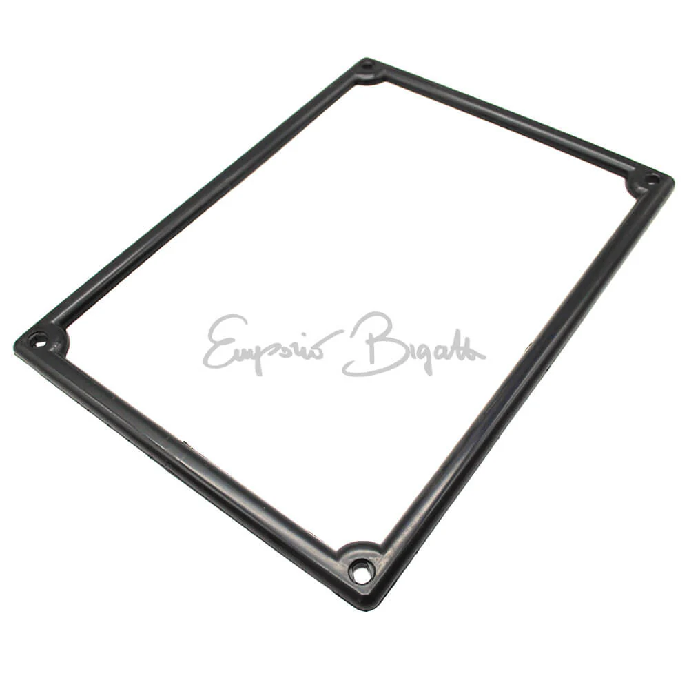 Coppia cornice targa in plastica nera fino al 1975 | Fiat 500 | - Image 5