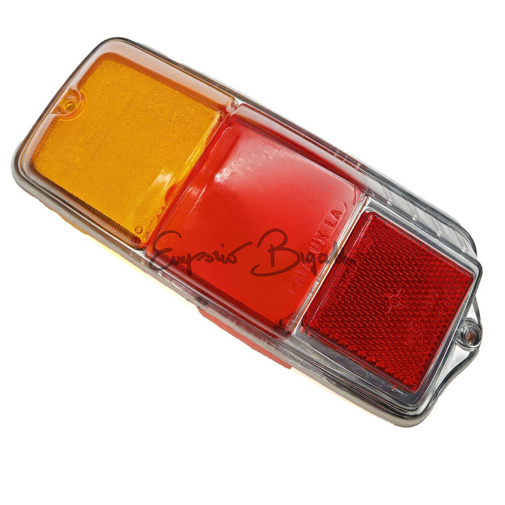 Coppia fanali posteriori completi arancio con lampadine e guarnizioni disegno Altissimo| Fiat 500 F L R | - Image 5