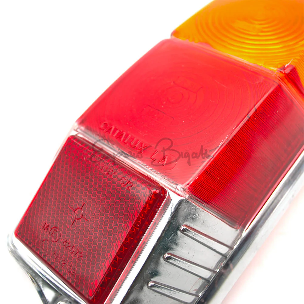 Coppia fanali posteriori completi arancio con lampadine e guarnizioni | Fiat 500 F L R | - Image 7