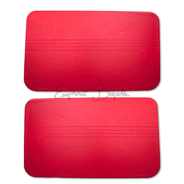 Coppia pannelli porta anteriore destro + sinistro rosso | Fiat 500 F |