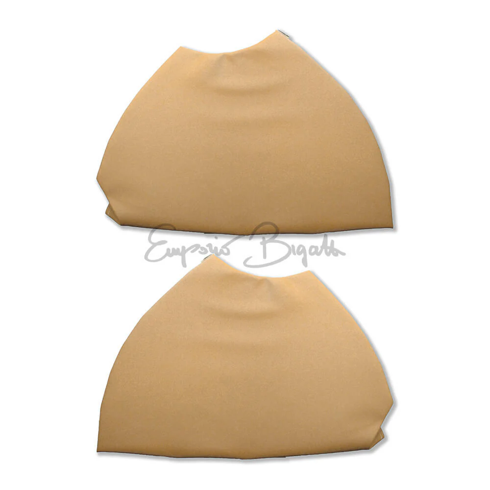 Coppia pannelli posteriori passaruota beige | Fiat 500 D F 1° serie |