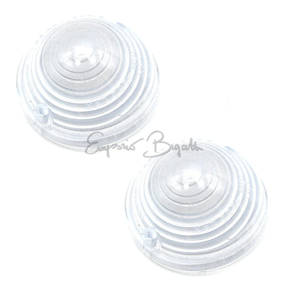 Coppia Plastiche bianche per fanalini anteriori | Fiat 500 F L R Giardiniera |