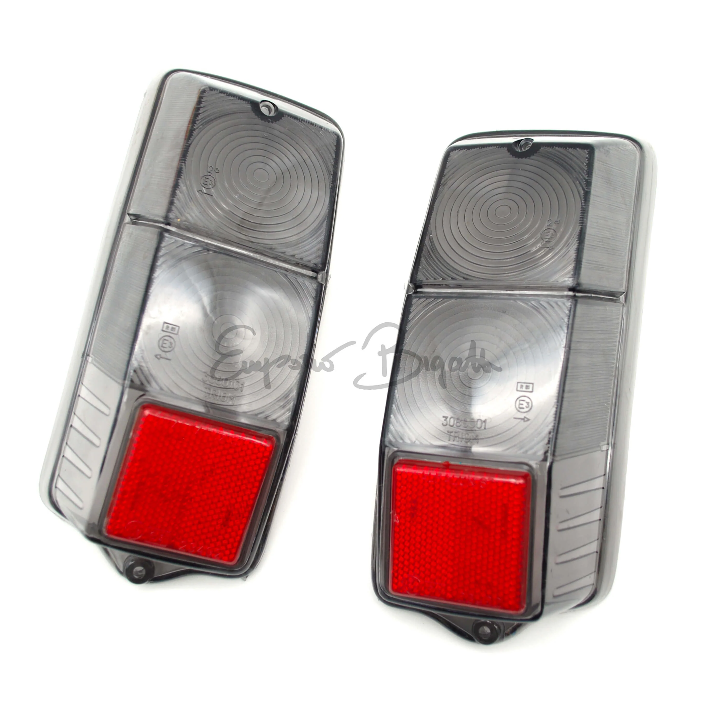 Coppia plastiche fanali posteriori fume' | Fiat 500 F L R |