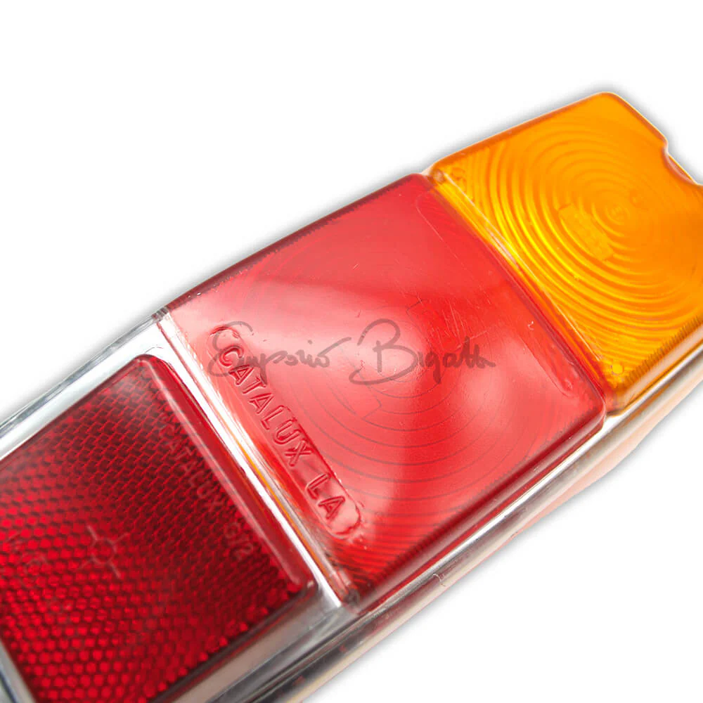 Coppia plastiche posteriori arancio disegno Stars | Fiat 500 F L R | - Image 2