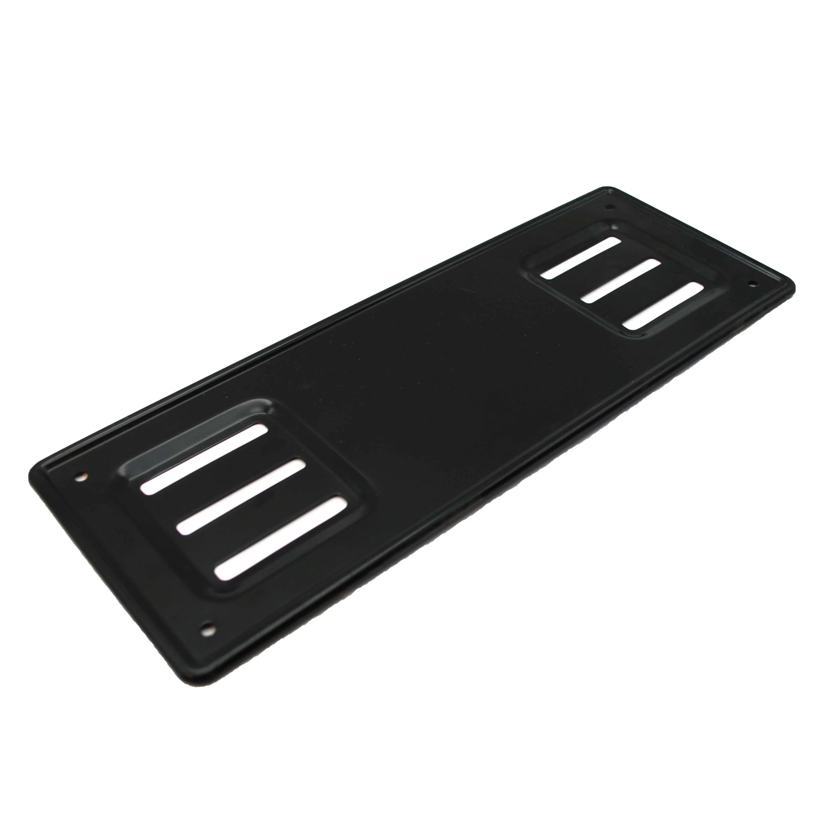 Cornice porta targa anteriore metallo nero dal 1985 al 1997 | universale |