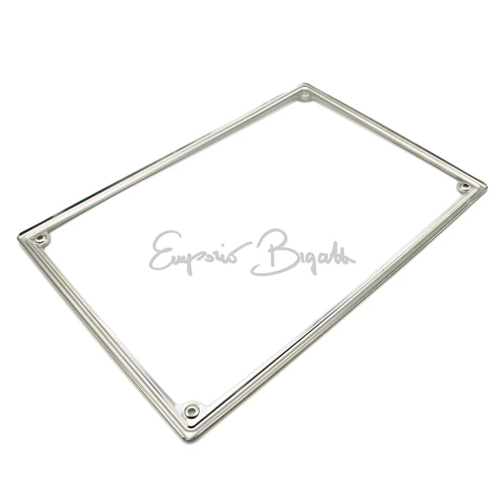 Cornice targa posteriore in acciaio inox per auto dal 1930 al 1951 - Image 3