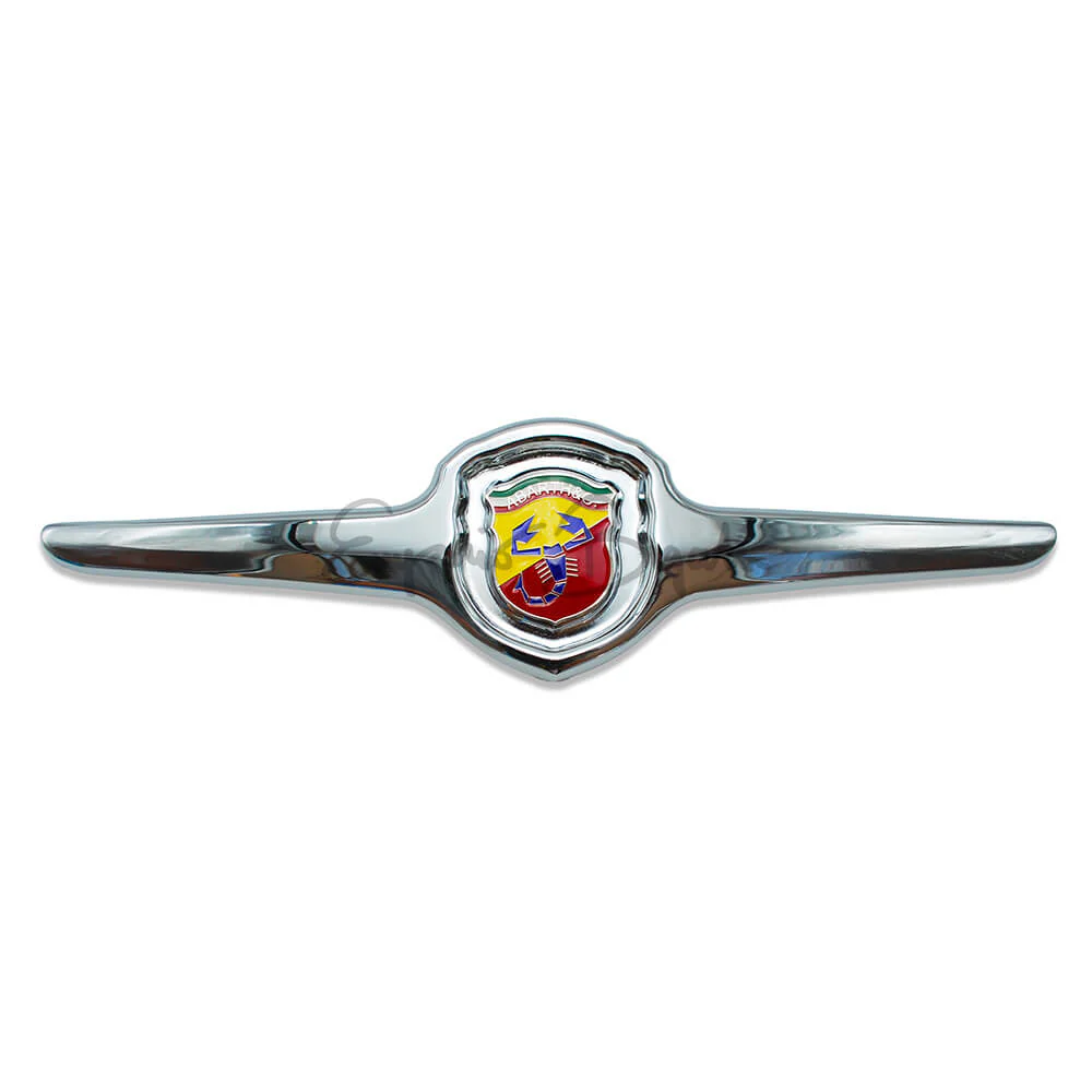 Fregio anteriore in metallo Cromato con Logo Abarth | Fiat 500 D F |