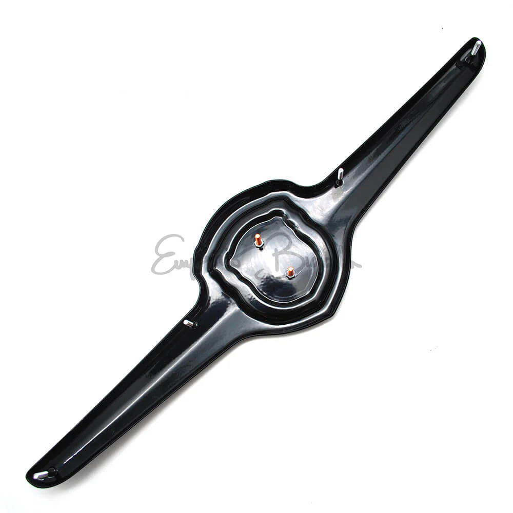 Fregio anteriore in metallo Nero Lucido con Logo Abarth | Fiat 500 L R | - Image 2