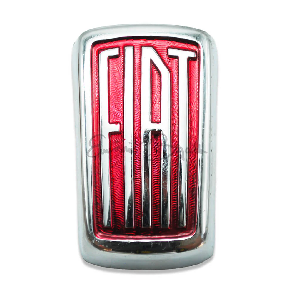 Fregio cofano anteriore in metallo cromato originale | Fiat 600 D | - Image 3