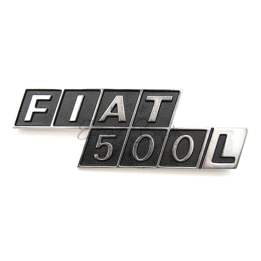 Fregio scritta posteriore cromata in metallo | Fiat 500 L | - Image 2