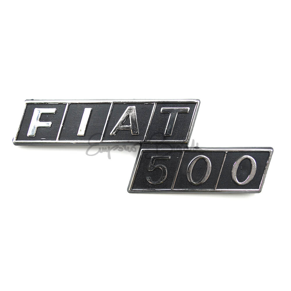 Fregio scritta posteriore cromata in plastica | Fiat 500 F R | - Image 3