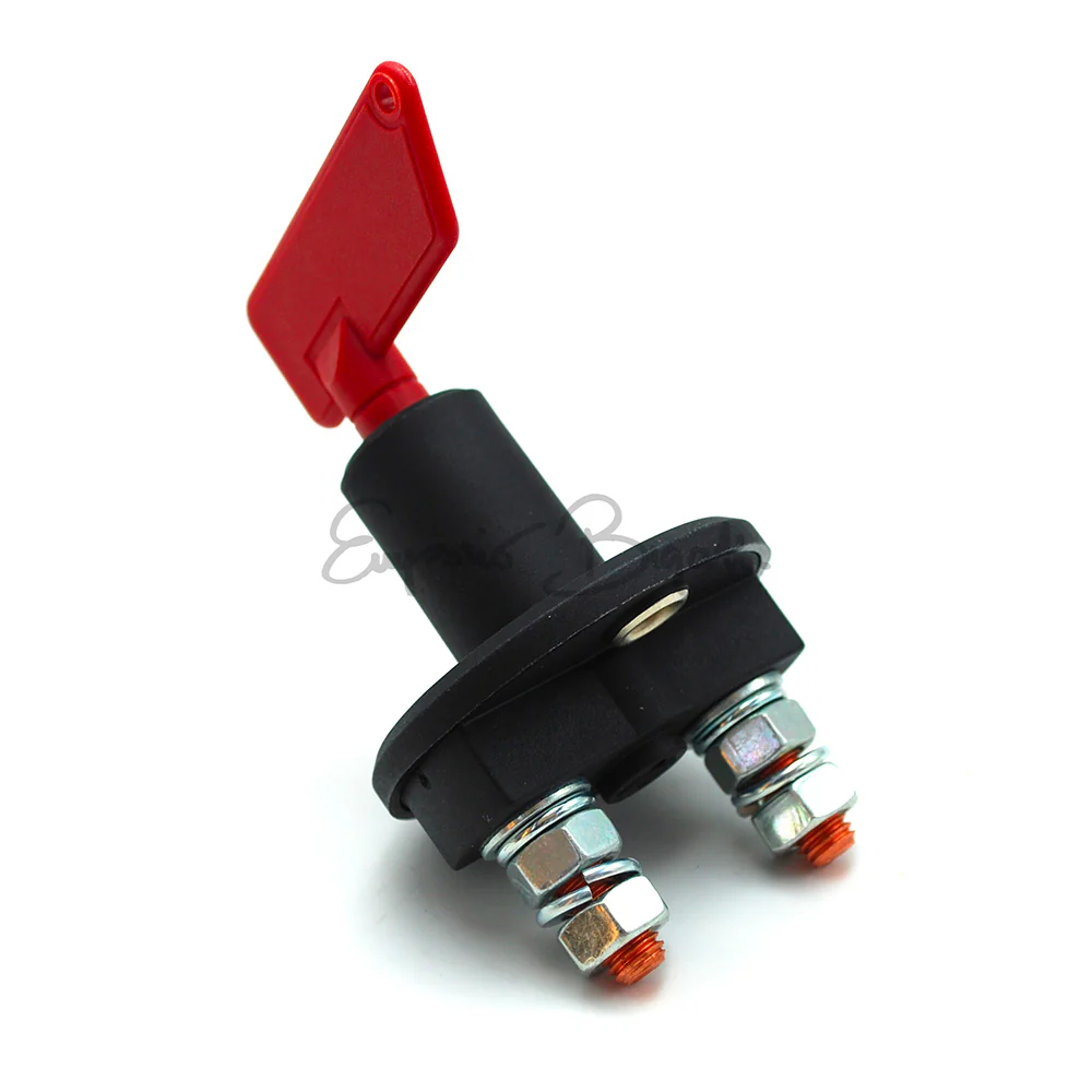 Interruttore stacca batteria con chiave rossa filettatura 8mm  | Fiat 500 | - Image 2