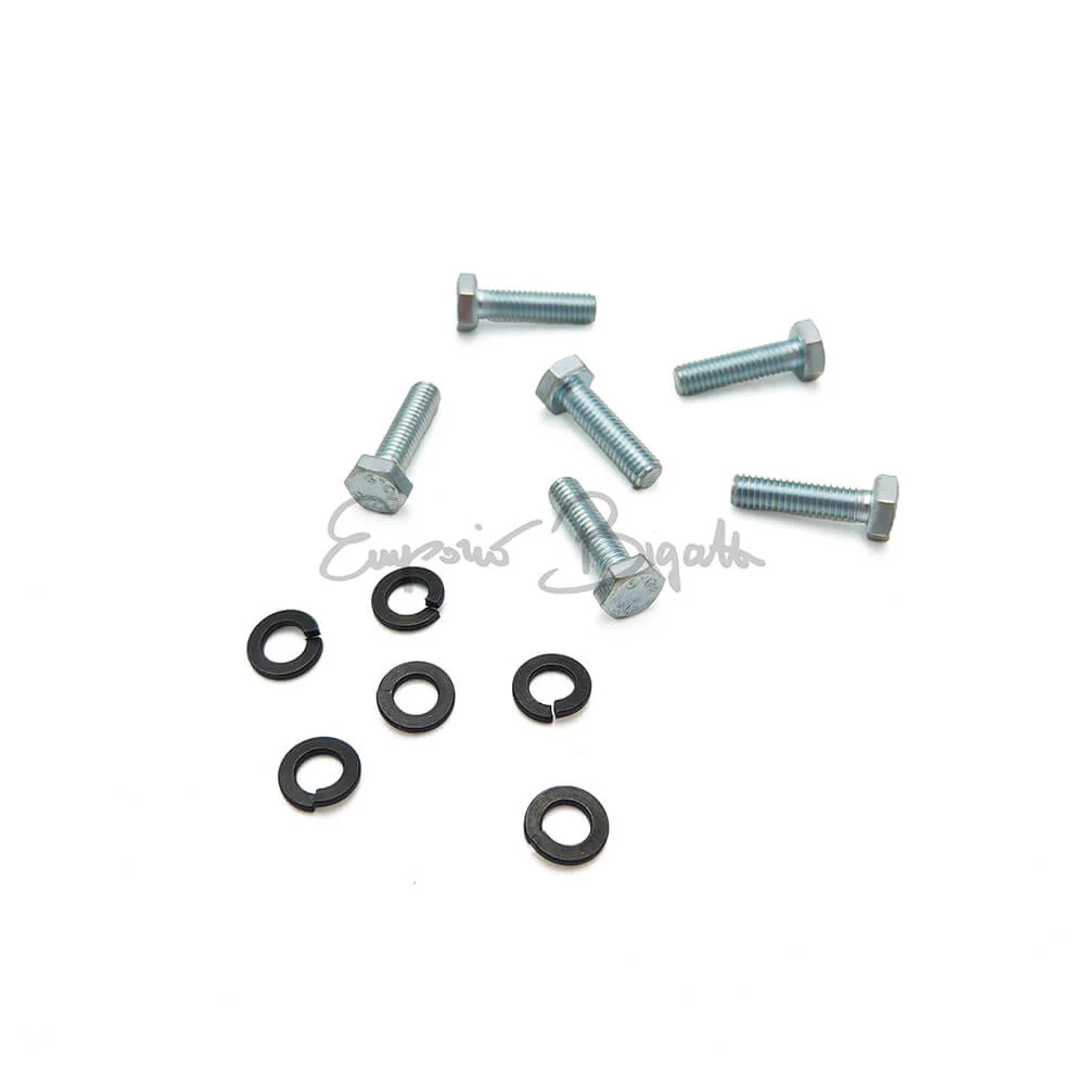 Kit 6 bulloni per serraggio puleggia filtro centrifugo | Fiat 500 N D F L R | Fiat 126 |