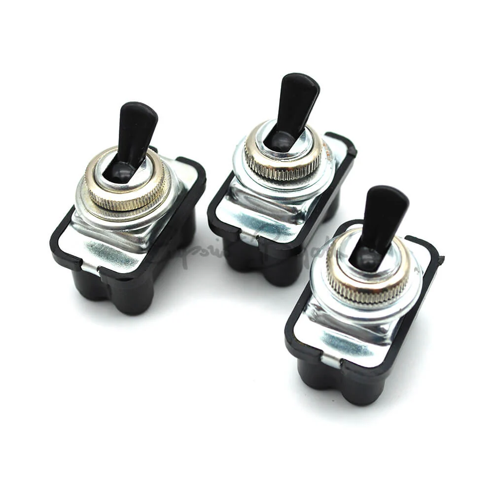 Kit 3 interruttori cruscotto contatti Tondi | Fiat 500 F Giardiniera fino al 1968 |
