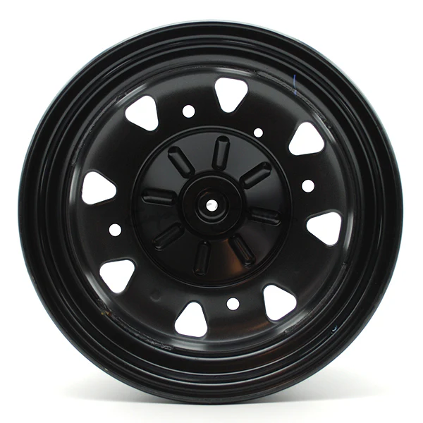 Kit 4 Cerchi in ferro CMR Omologati 4,5x12 con coppetta cromata | Fiat 500 N D F L R | - Image 5