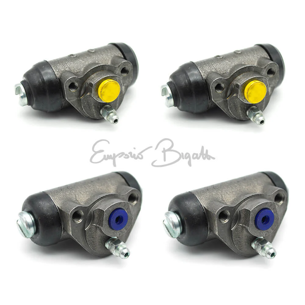 Kit 4 cilindretti freni anteriori + posteriori | Fiat 500 N D F L | Fiat 600 * | Fiat 850 * |