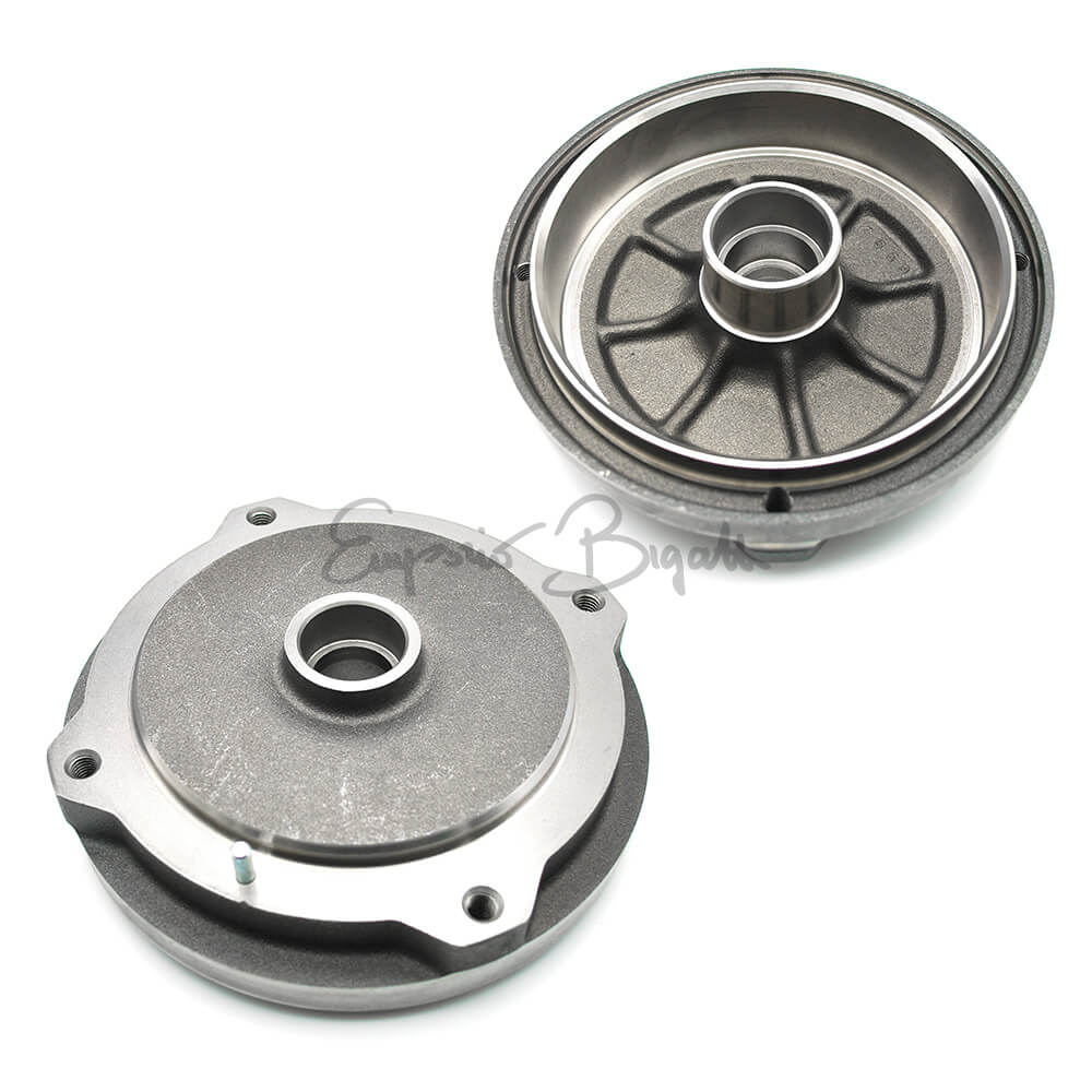 * Kit 4 tamburi freno anteriori + posteriori BREMBO | Fiat 500 N D F L R | Fiat 126 | - Image 2