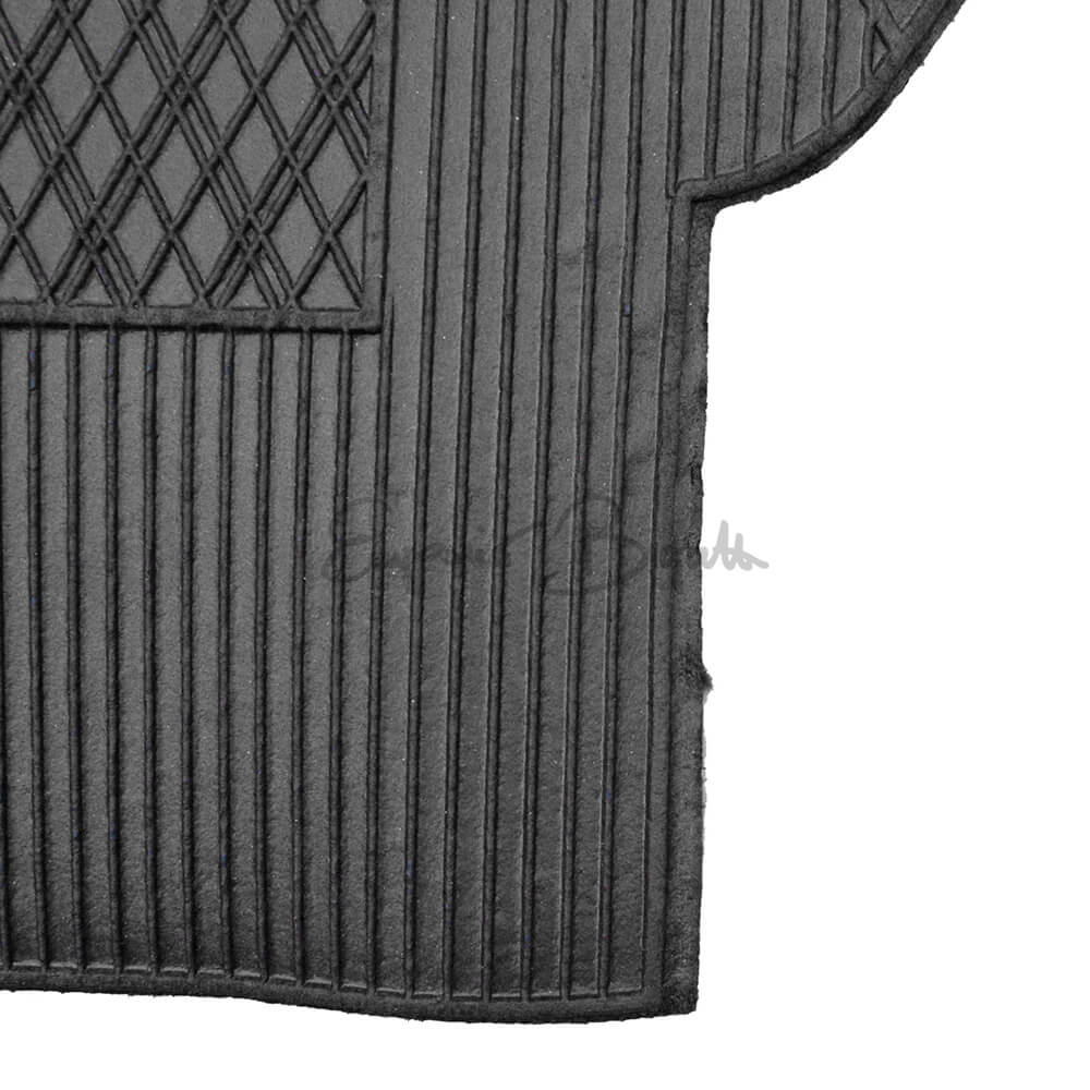 Kit 4 tappeti in gomma tipo originale colore nero | Fiat 500 | Fiat 126 | - Image 2