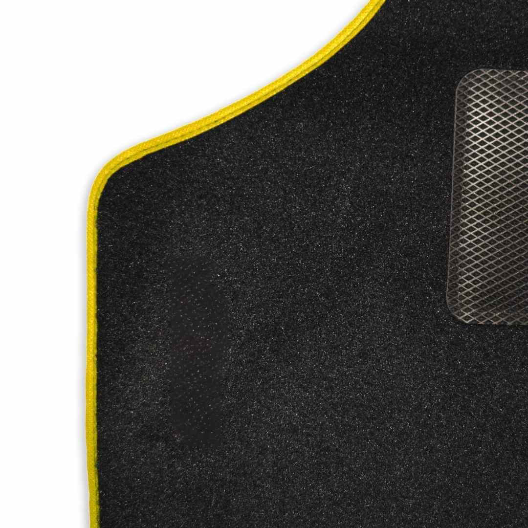 Kit 4 tappeti in moquette bordo giallo | Fiat 500 | - Image 2