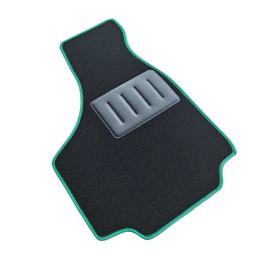 Kit 4 tappeti in moquette bordo verde | Fiat 500 | - Image 2