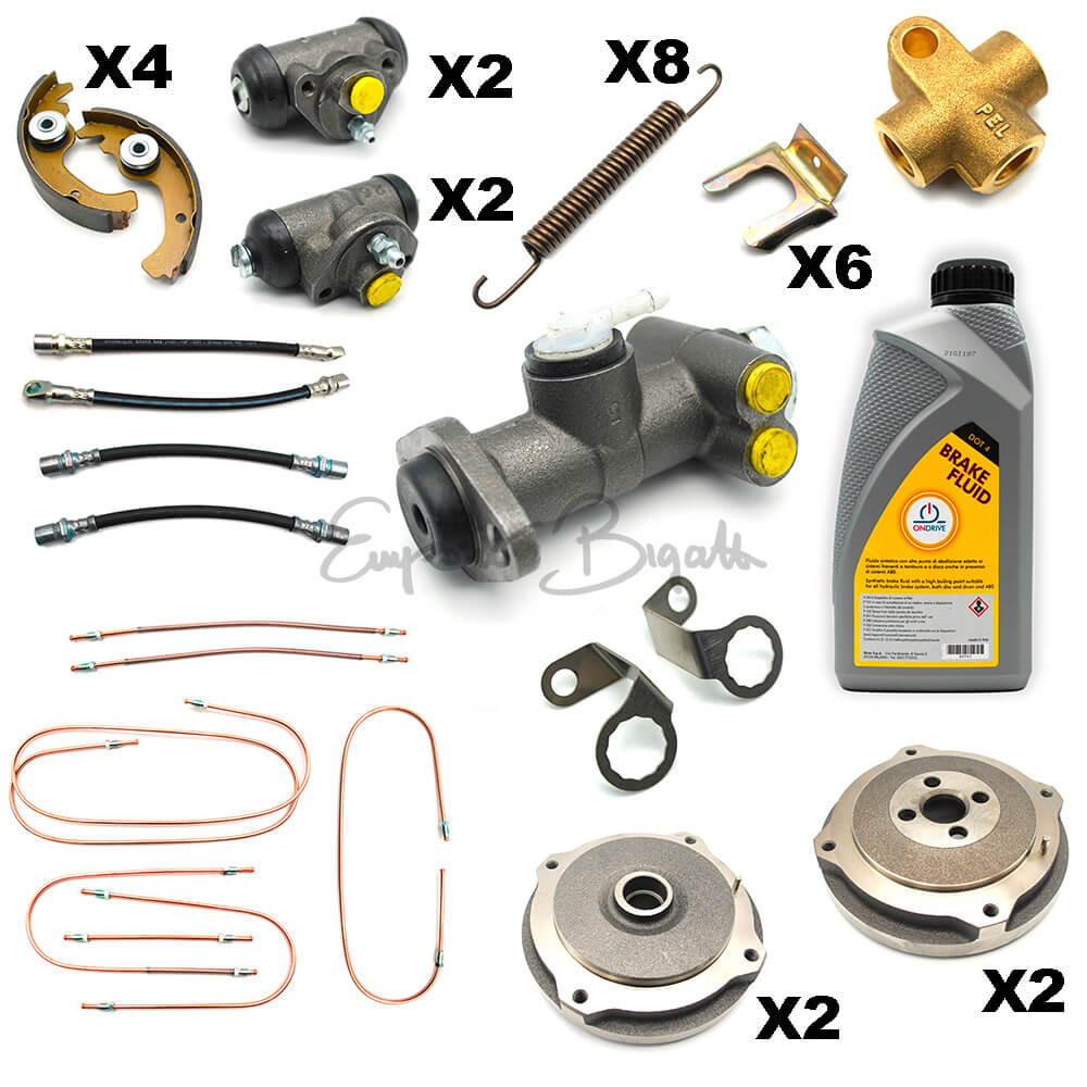 Kit completo impianto freni | Fiat 500 R |