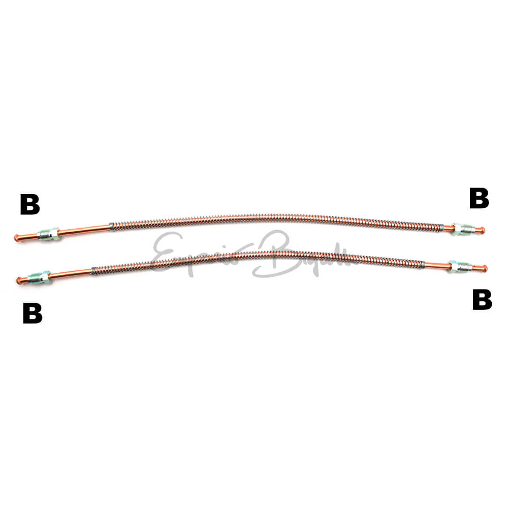 Kit completo tubi freno in rame | Fiat 500 F L R | - Image 2