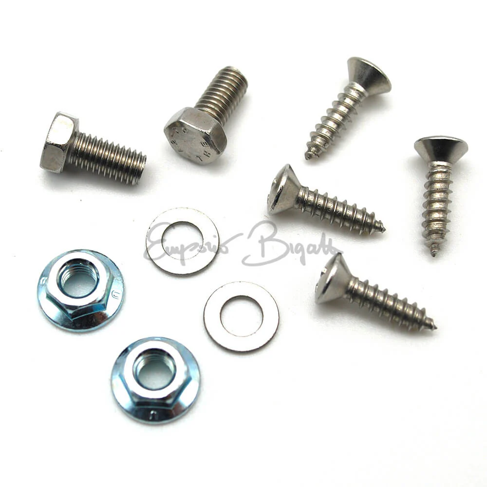 Kit fissaggio targa e portatarga anteriore | Fiat 500 |