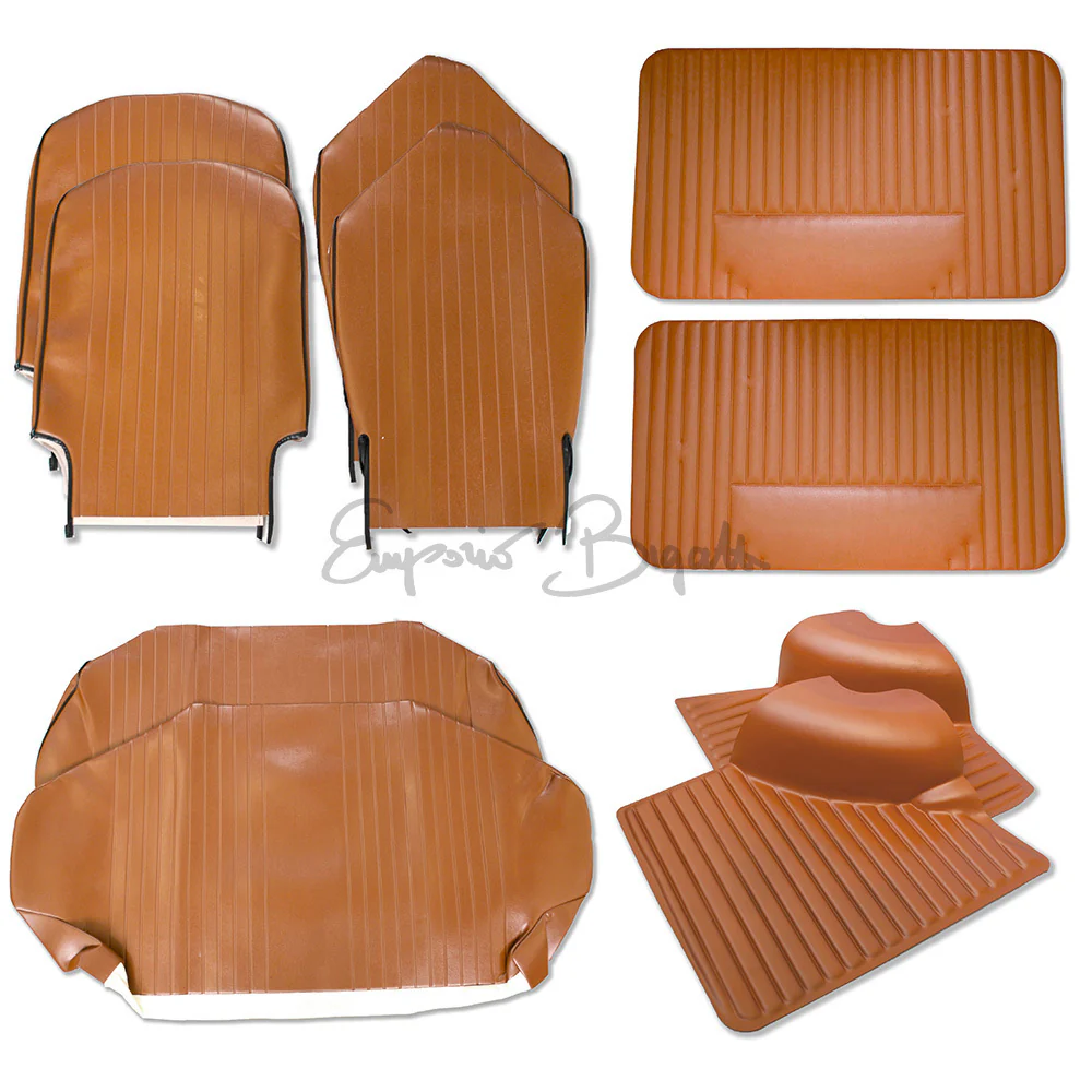 Kit fodere sedili + pannelli colore ocra Alta QualitĂ ASI | Fiat 500 L |