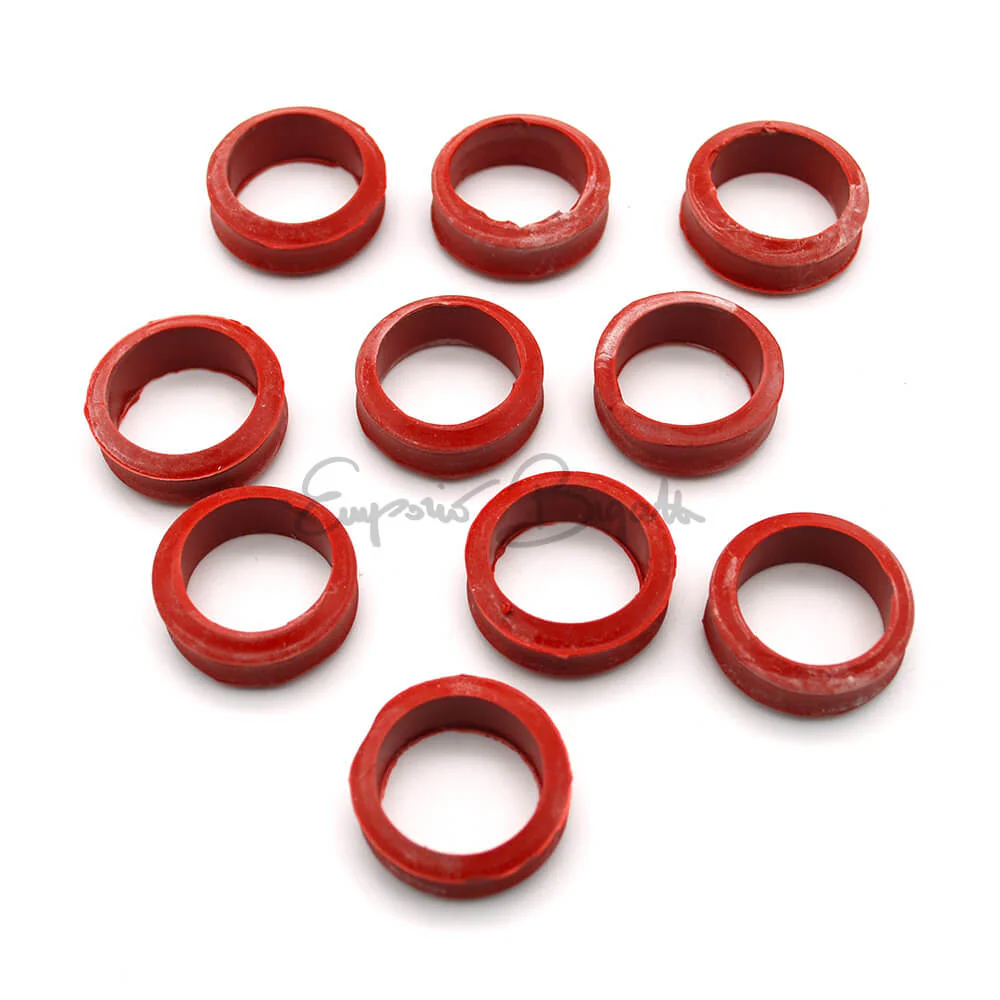 Kit guarnizioni rosse per cannette punterie motore 650cc | Fiat 500 | Fiat 126 |