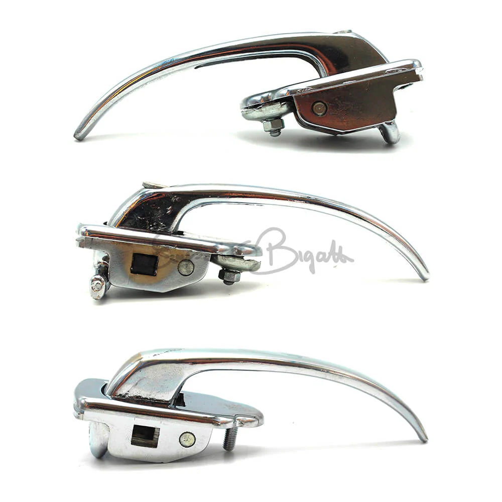 Kit impariglio maniglie esterne in metallo cromato | Fiat 500 Giardiniera | Autobianchi Giardiniera | - Image 3