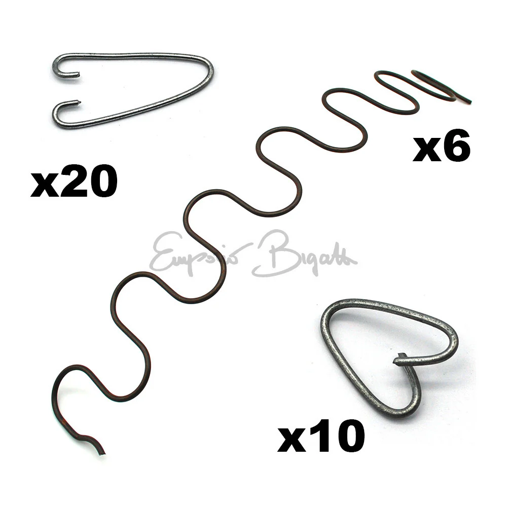 Kit molle sedile e mollette clips per riparazione sedile anteriore | Fiat 500 F L R Giardiniera |