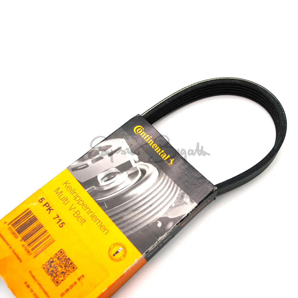 Kit pulegge in alluminio con cinghia poly-v e tendicinghia per Alternatore | Fiat 500 F L R | Fiat 126 | - Image 3