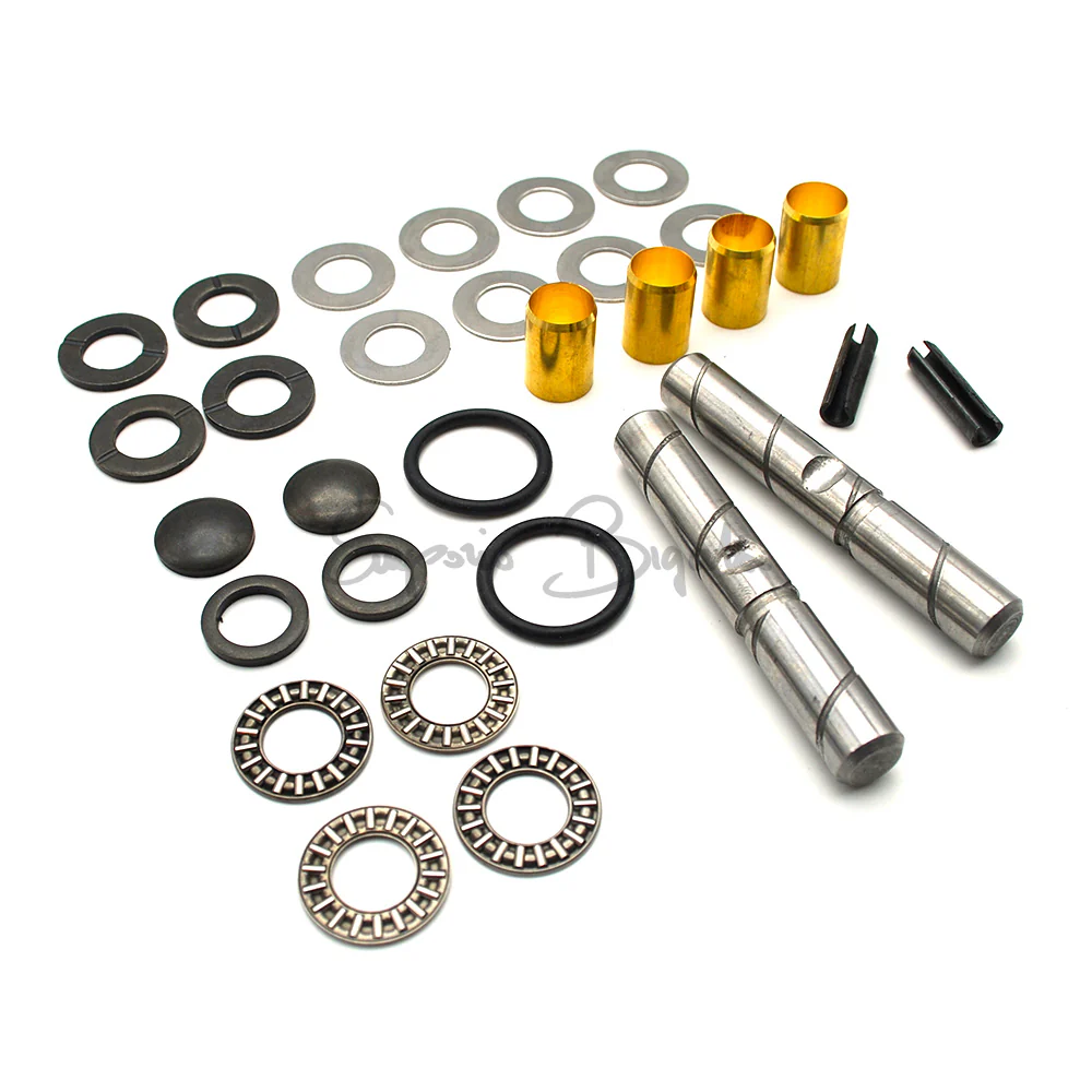 Kit revisione perni fusi fuselli con boccole e cuscinetti | Fiat 500 N D F L R Giardiniera |