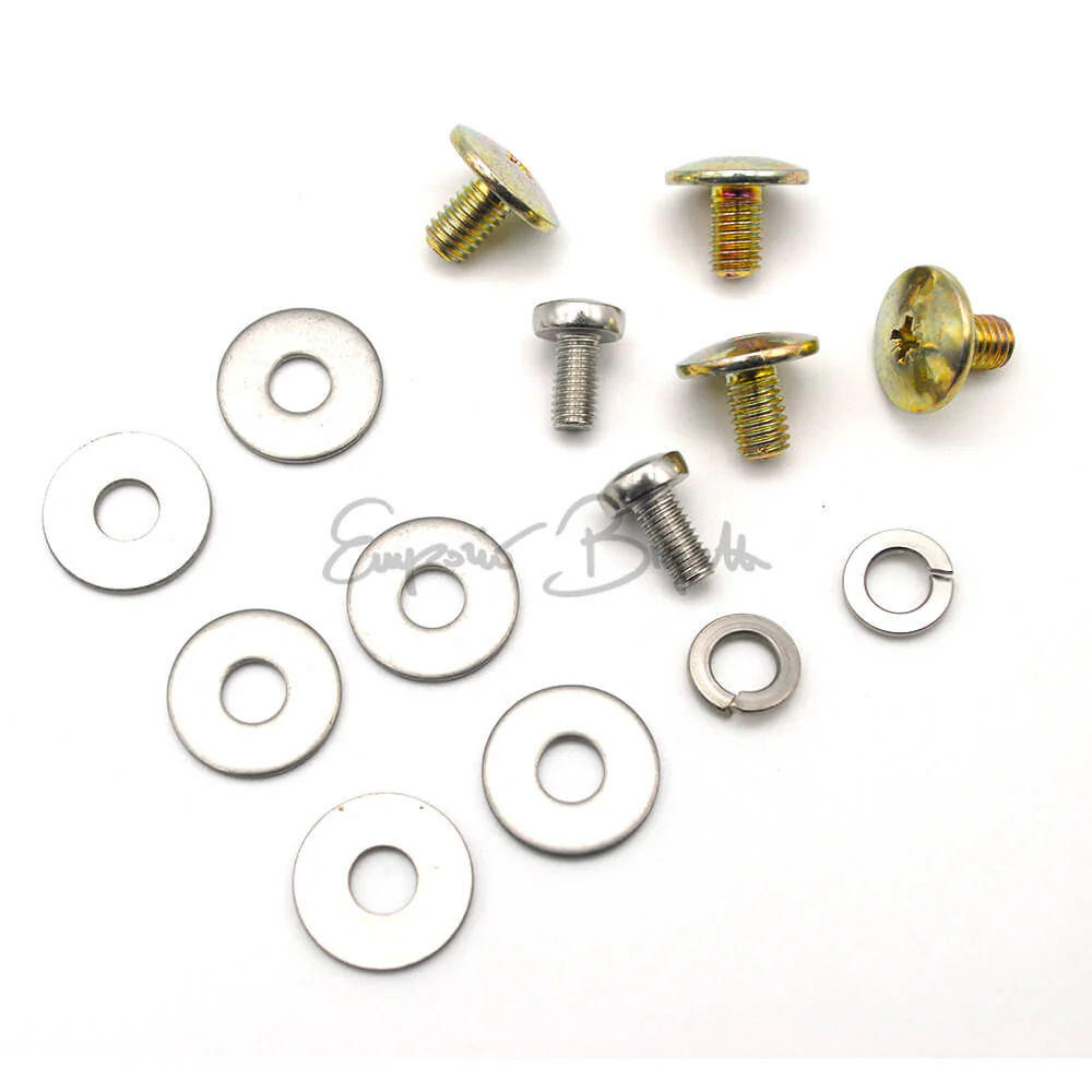 Kit viti e rondelle fissaggio guide vetro | Fiat 500 F L R |