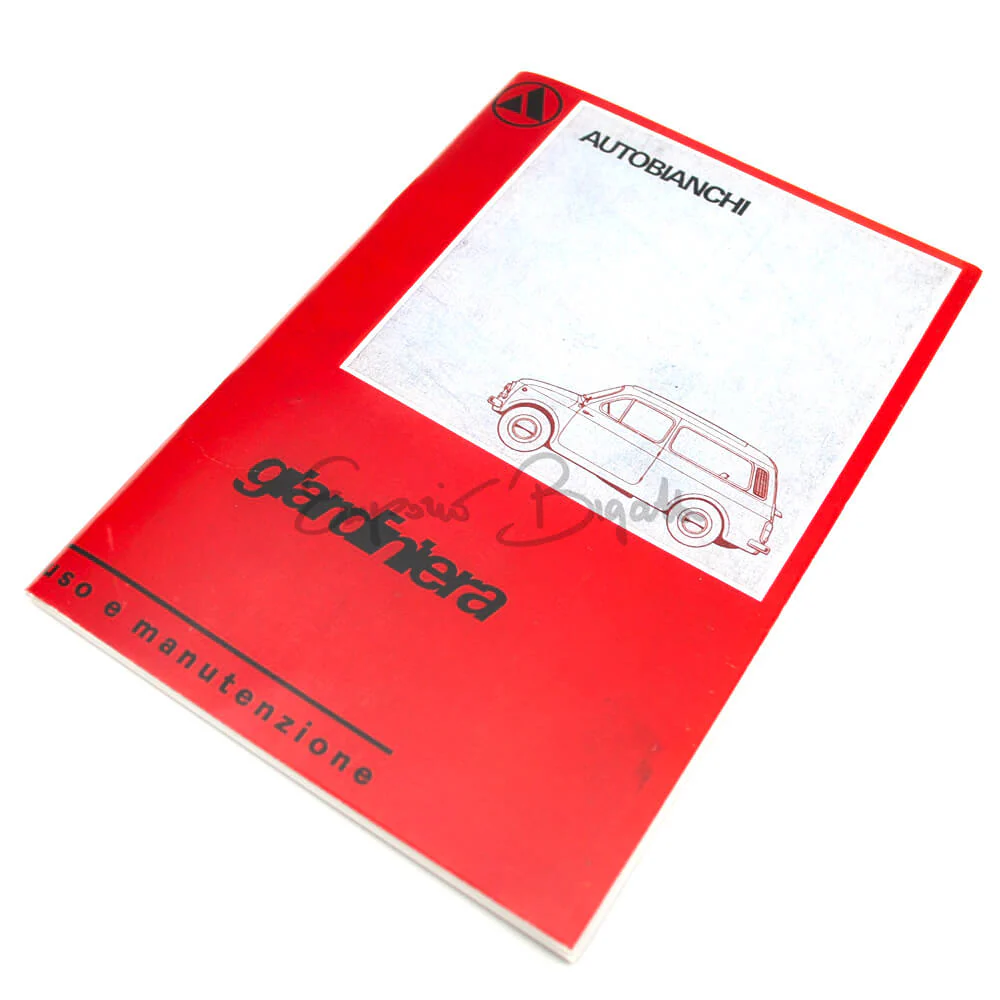 Libretto uso e manutenzione | Autobianchi Giardiniera |
