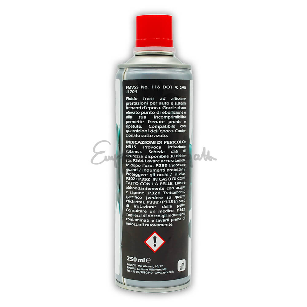 Olio freni sintetico DOT 4 Syneco EPOQUE - 250 ml | Fiat 500 N D F L R Giardiniera | - Image 2