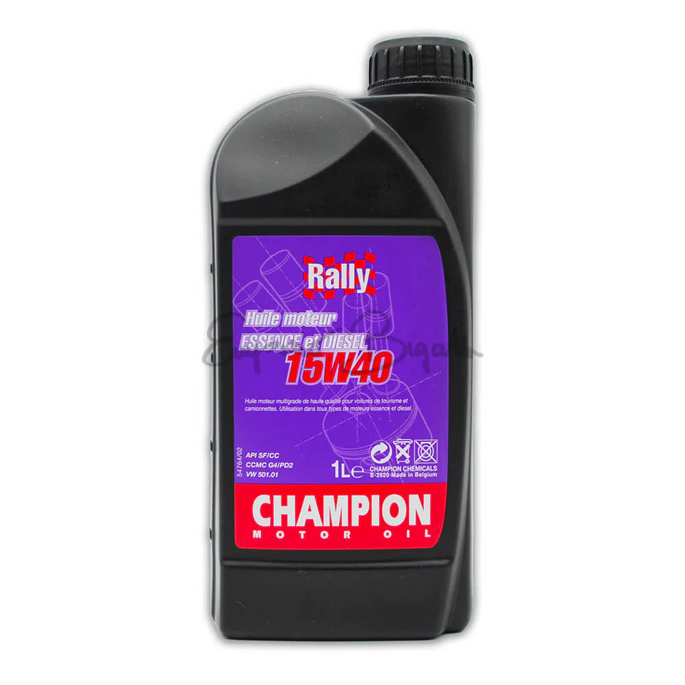 Olio motore Champion rally 15w40 - 1 litro | Fiat 500 N D F L R Giardiniera |