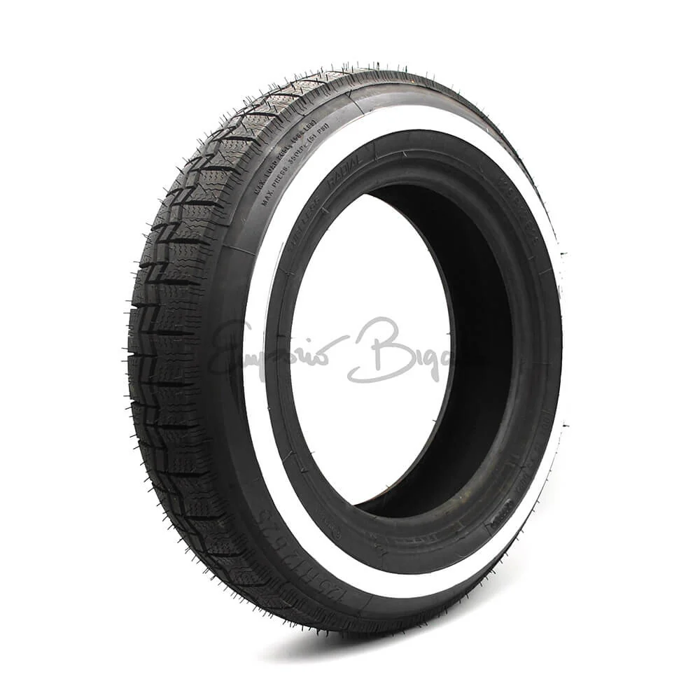 Pneumatico gomma fascia bianca 125 R12 62S Michelin X | Fiat 500 |