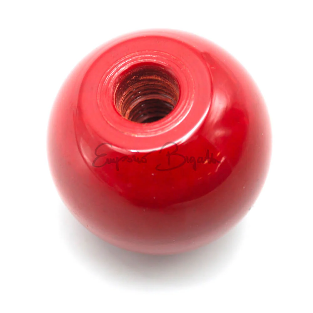 Pomello leva marce cambio a sfera rosso | Fiat 500 R | - Image 2