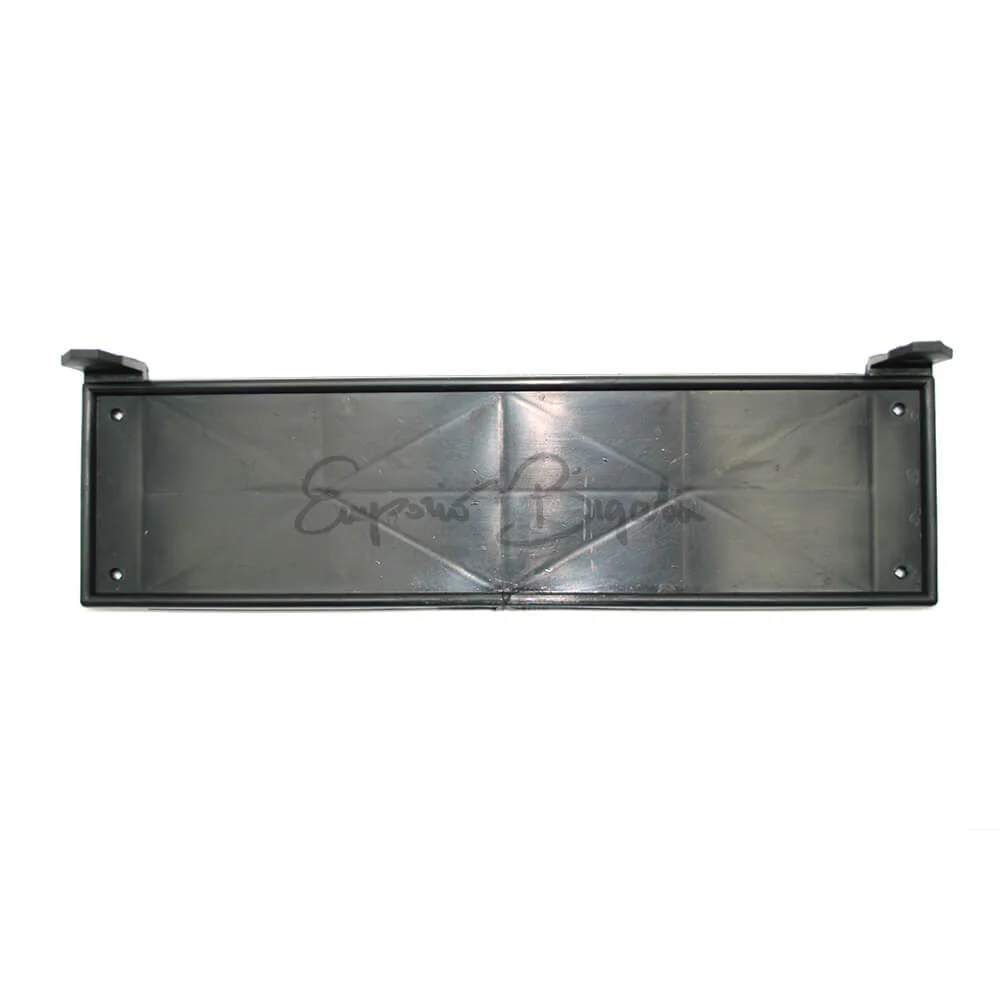 Porta targa anteriore sotto paraurti in plastica nera con alette fino al 1985 | Fiat 500 | - Image 2