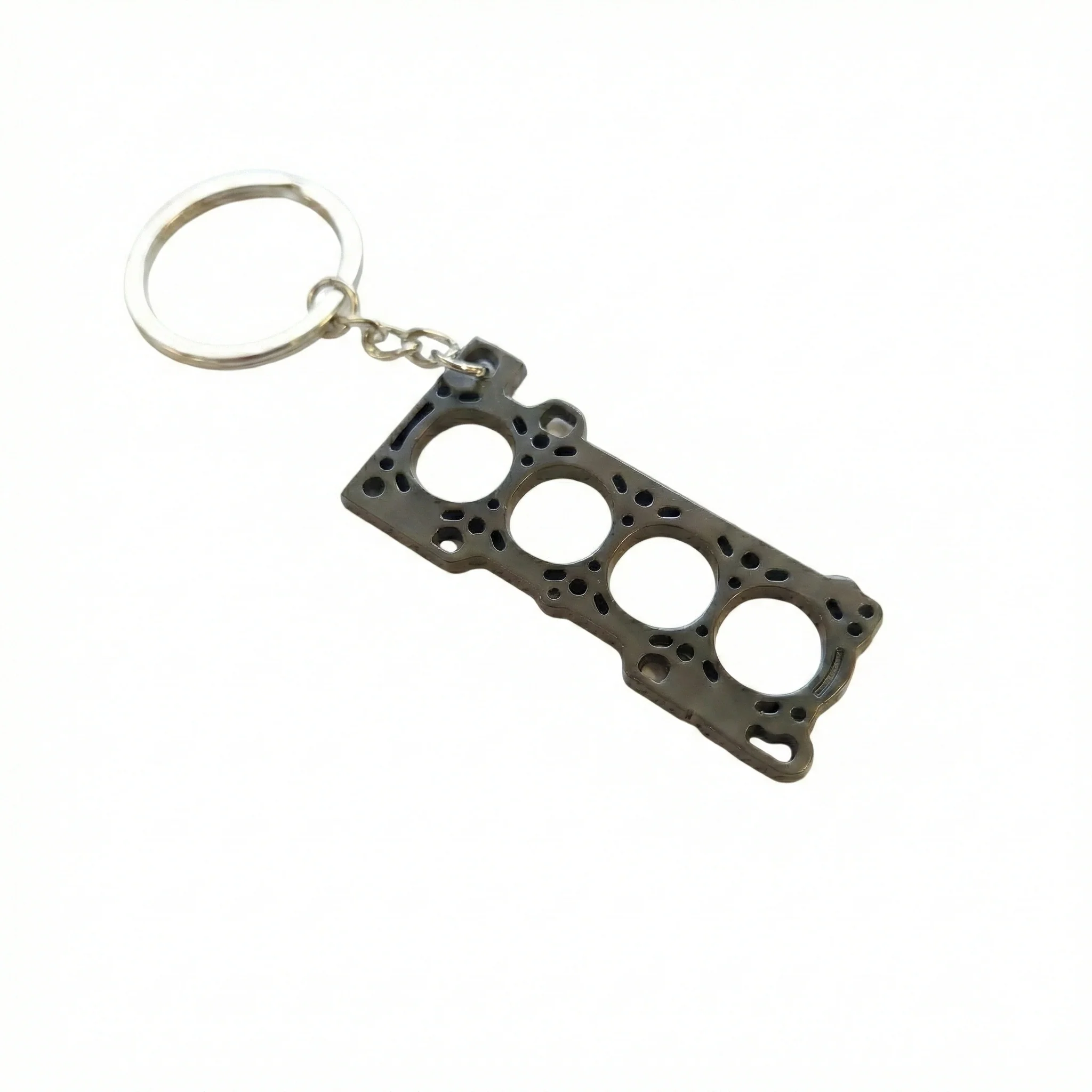 Portachiavi Guarnizione Testata Gunmetal | Gadget Motore Grigio Scuro