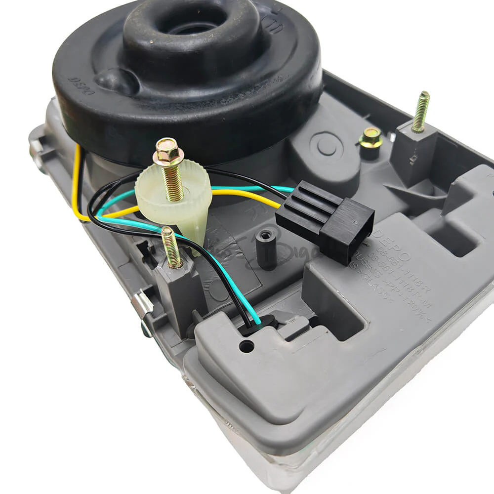 Proiettore asimmetrico destro con freccia bianca regolazione manuale | Fiat Panda 141 | - Image 3