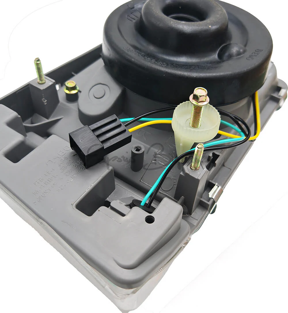 Proiettore asimmetrico sinistro con freccia bianca regolazione manuale | Fiat Panda 141 | - Image 3